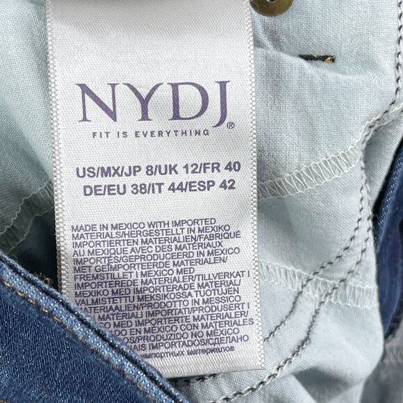 NYDJ Ami Skinny Jeans Medium Wash Size 8 Womens - Picture 8 of 10